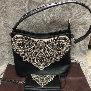 Montana west hobo with matching wallet